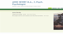 Desktop Screenshot of annenewby.com